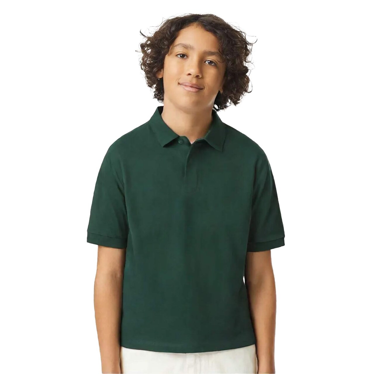 Gildan DryBlend Youth Jersey Polo Shirt for School Wear Blank Tee